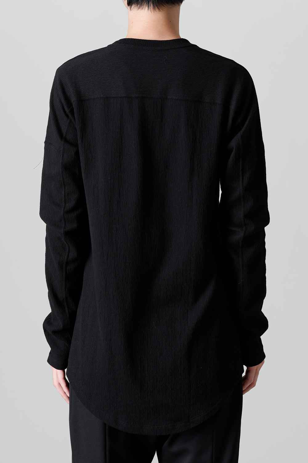 Brushed Cotton Round Long sleeve Cut & Sewn