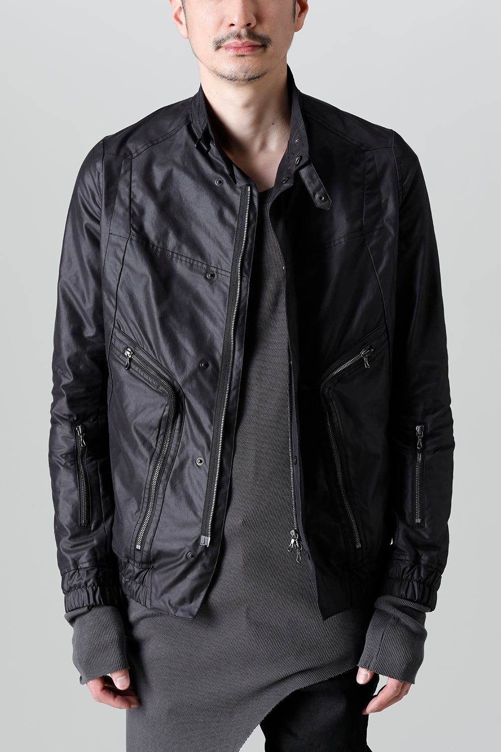 Cargo Blouson Polyester Cotton Cloth