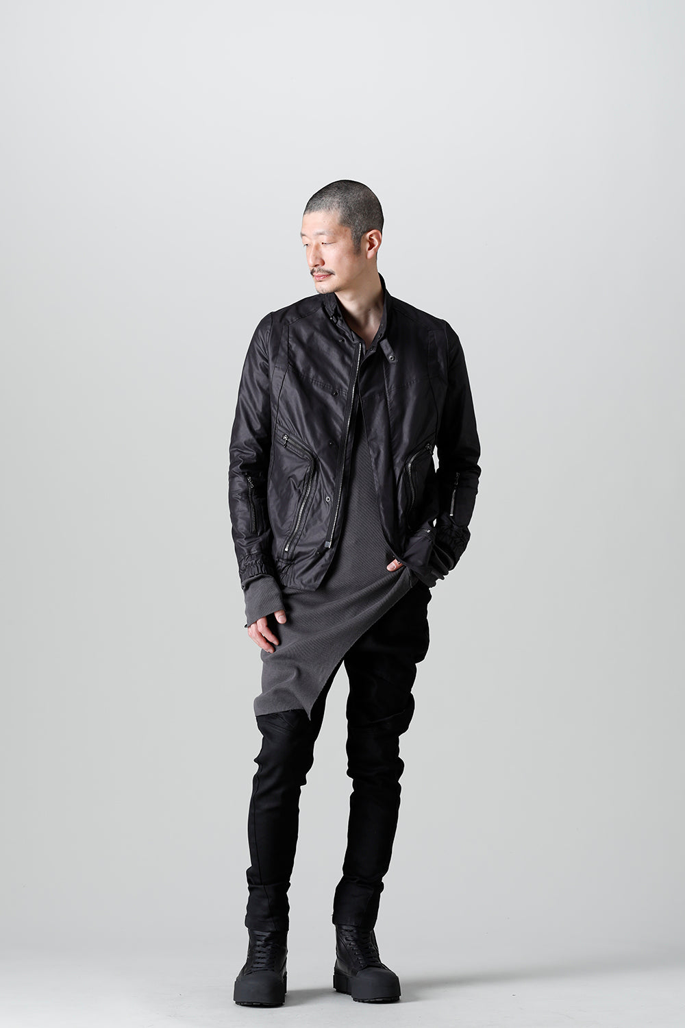 Cargo Blouson Polyester Cotton Cloth