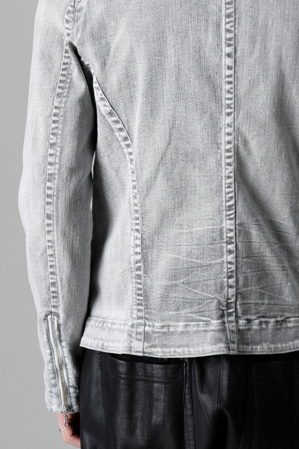 10.5oz Stretch Denim Covered Neck Jacket