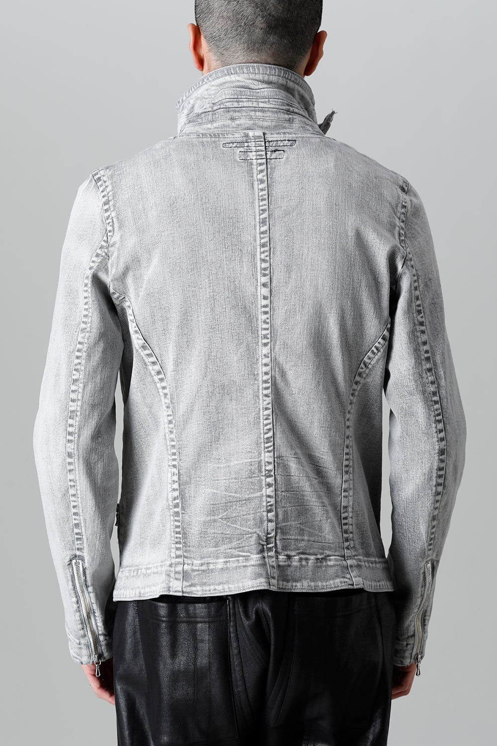 10.5oz Stretch Denim Covered Neck Jacket