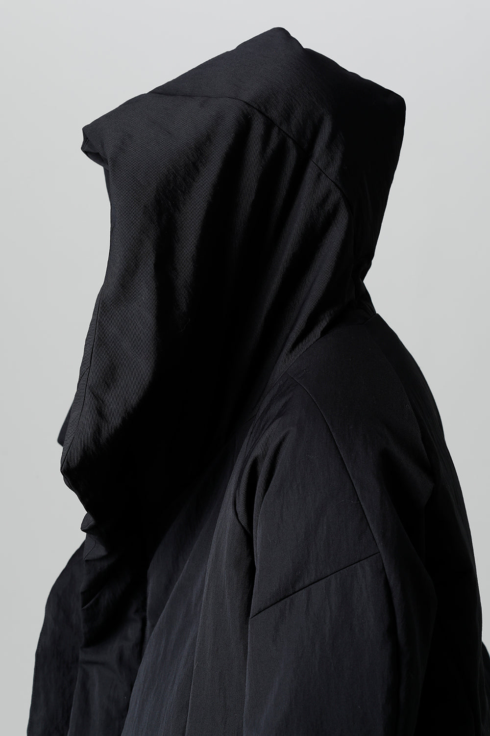 ダウンコート ウールナイロンツイル