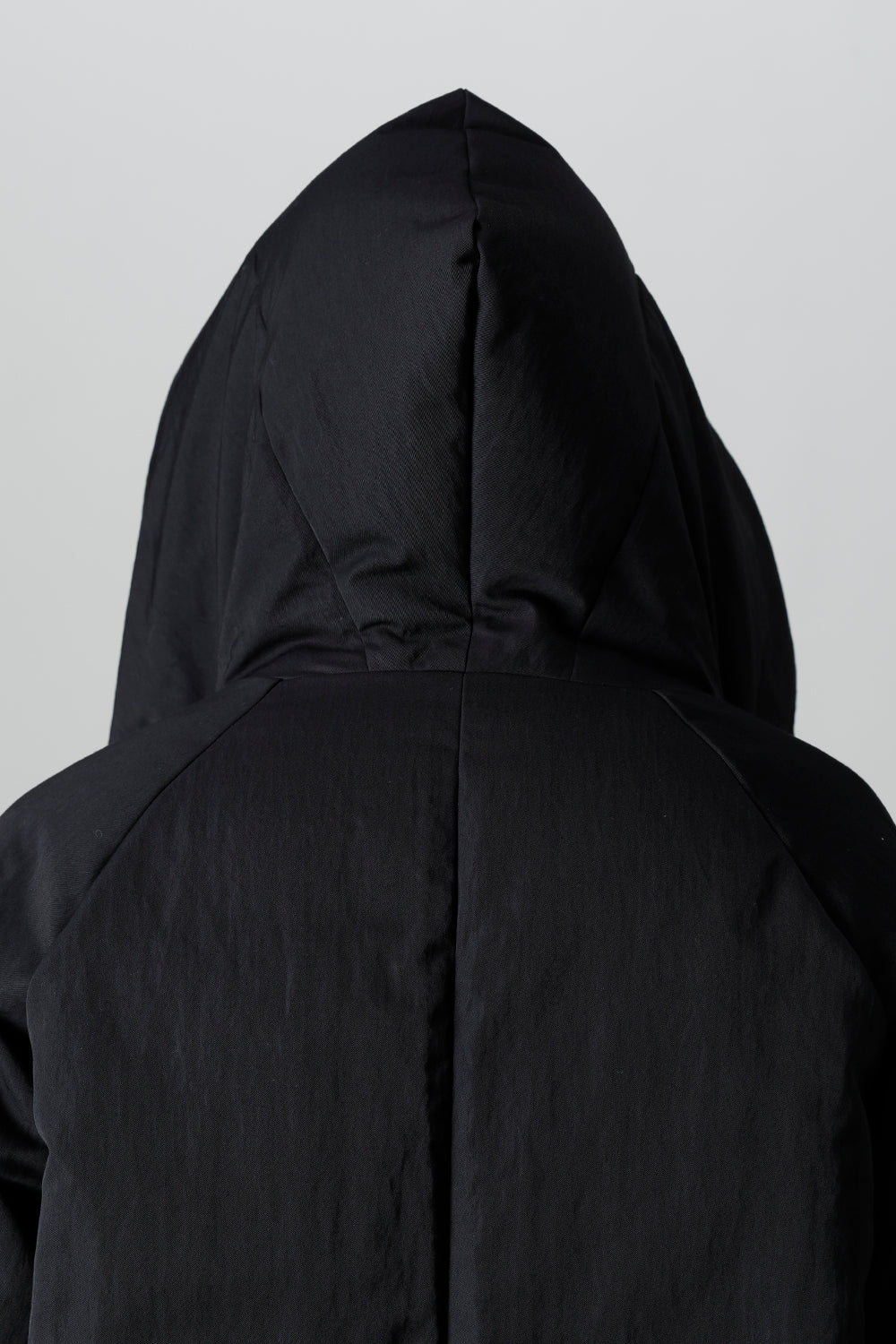 ダウンコート ウールナイロンツイル