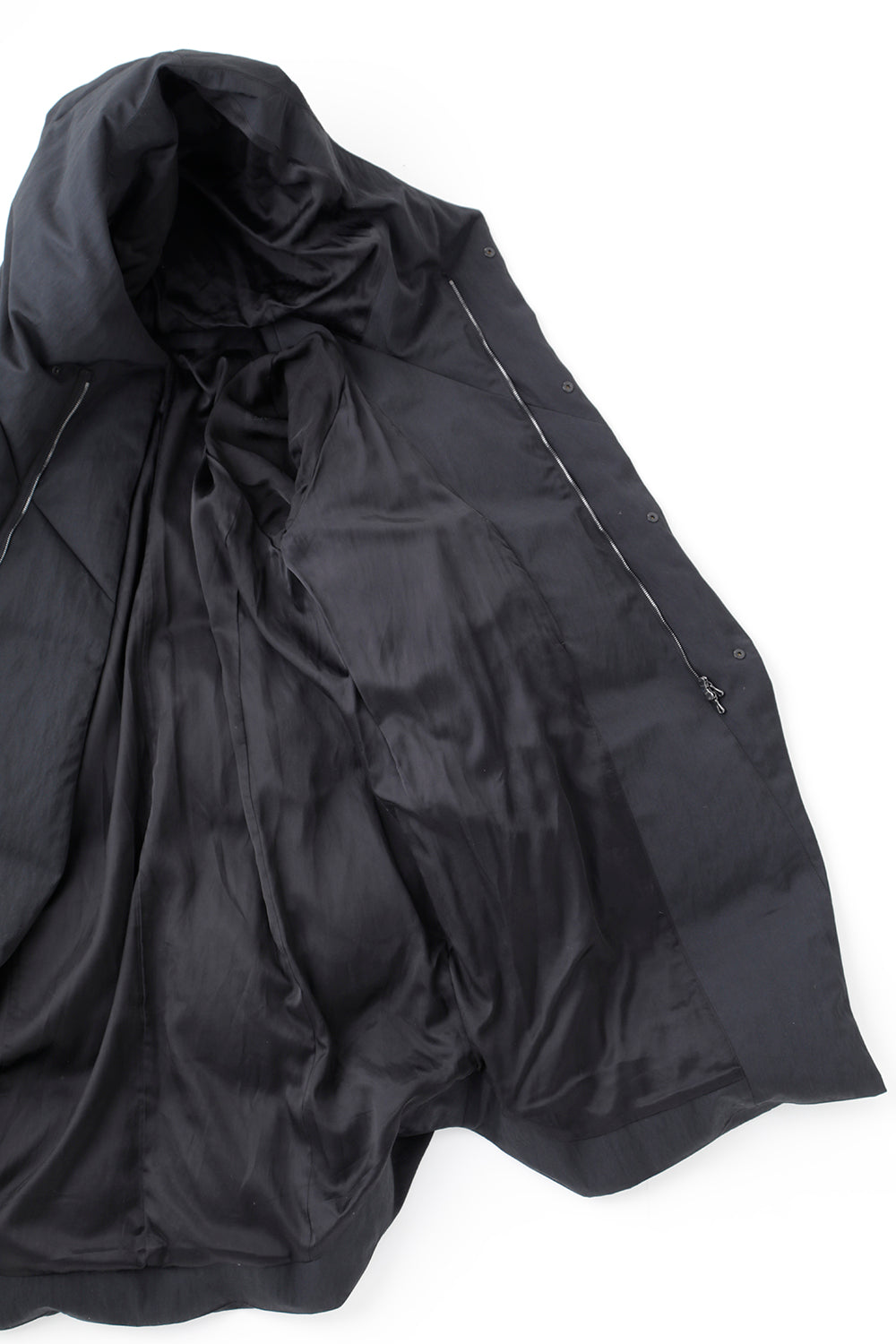 ダウンコート ウールナイロンツイル