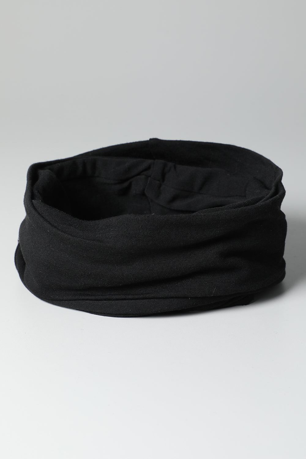 ジャージー ヘアバンド ブラック