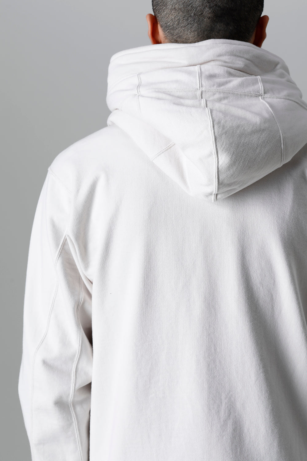 Front Zip Sweat Hoodie Plaster