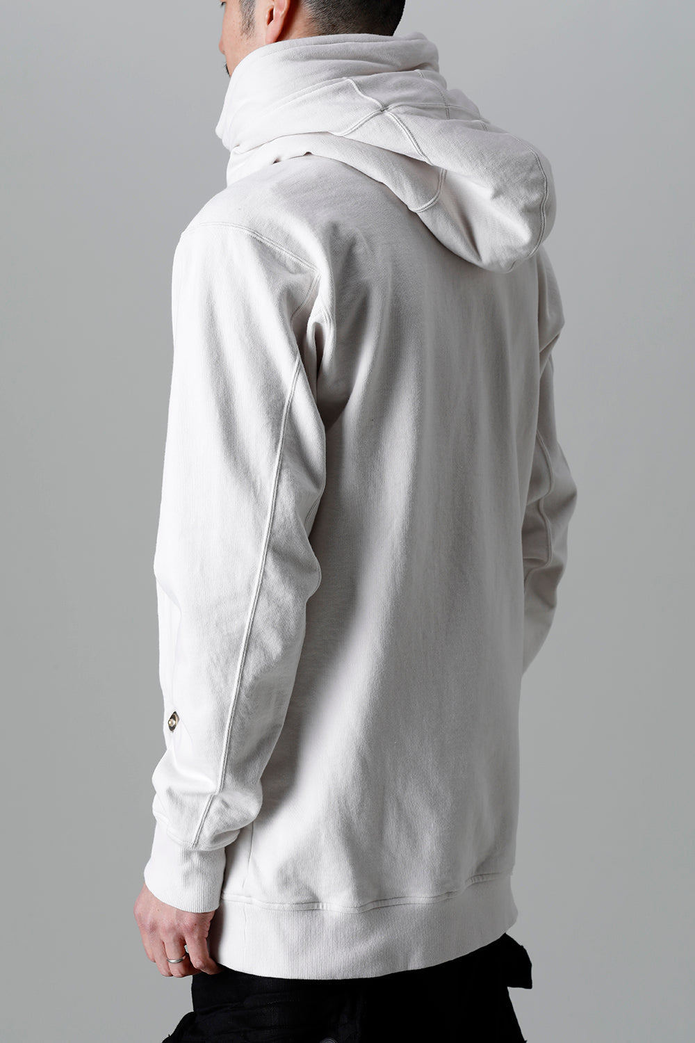 Front Zip Sweat Hoodie Plaster