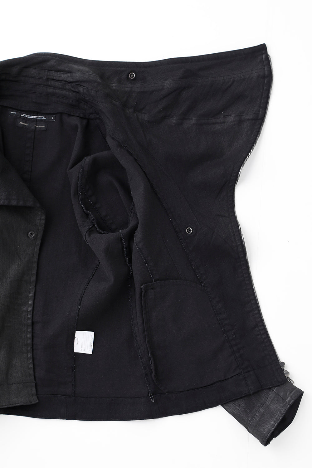 Lamb Leather Covered Neck Jacket