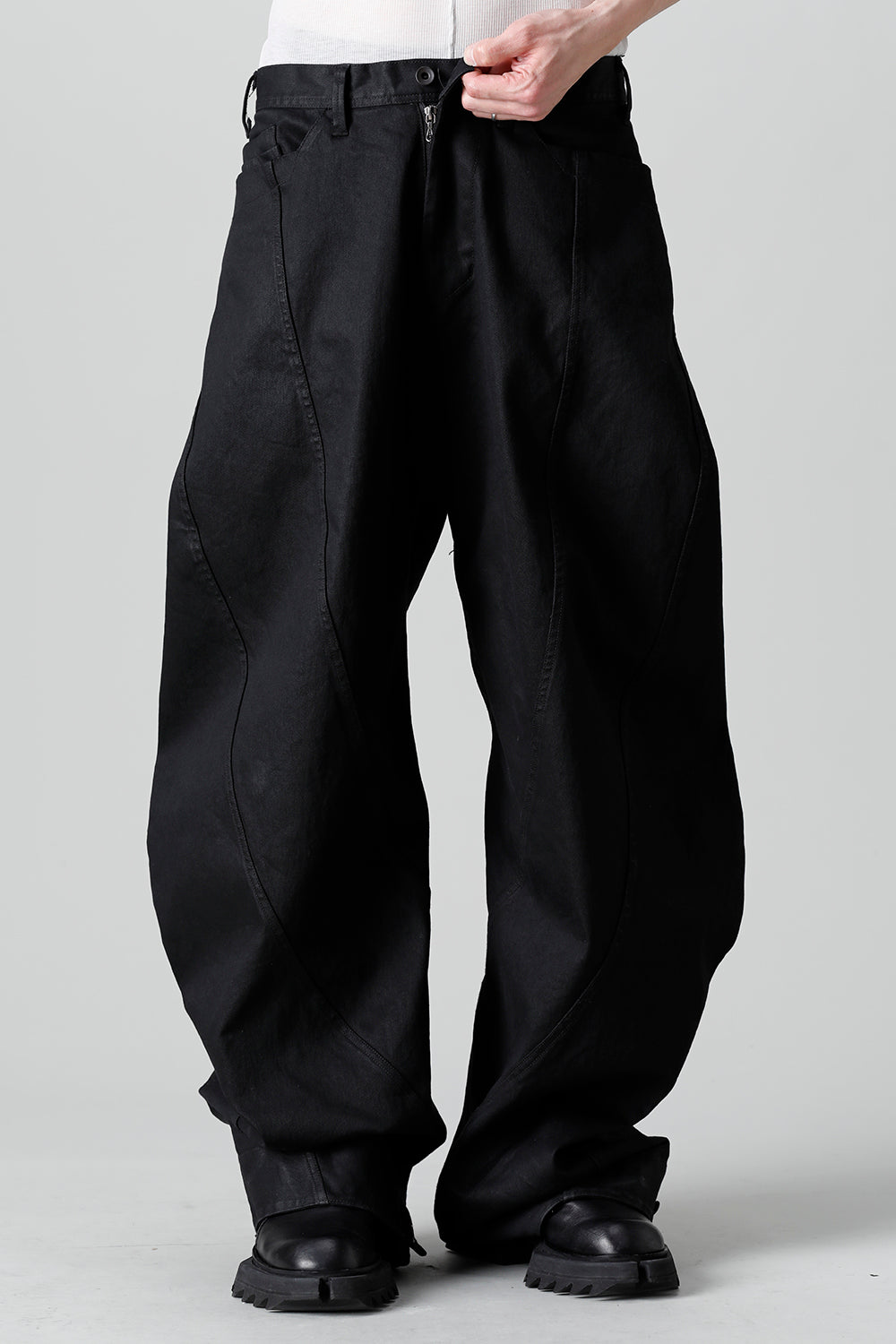 10oz Stretch Denim Coated Trousers