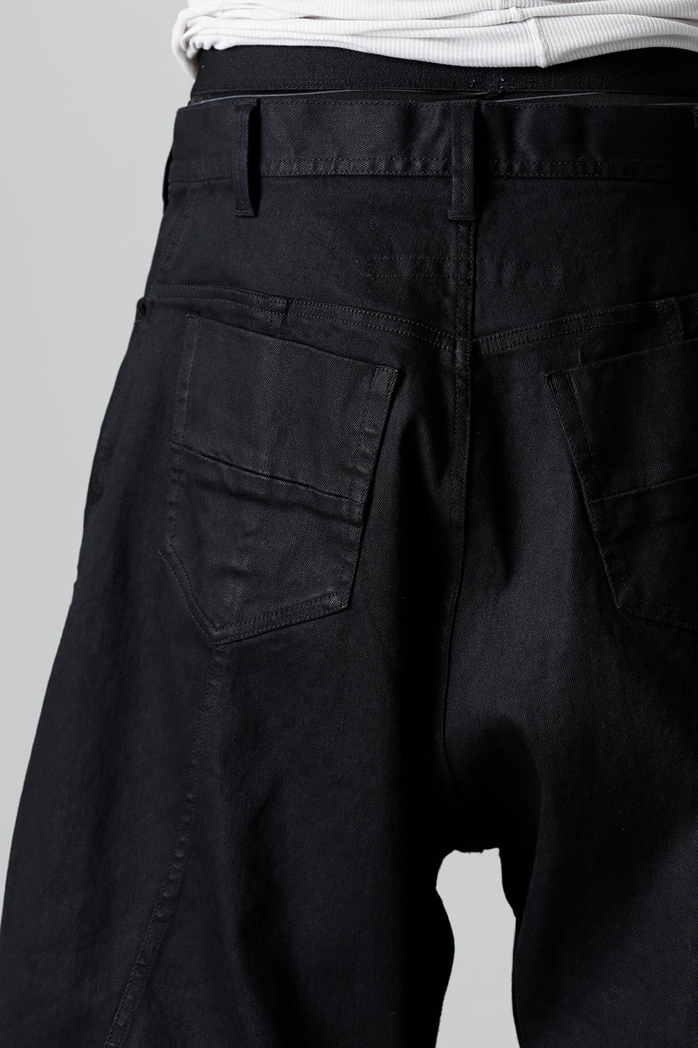 10oz Stretch Denim Coated Trousers