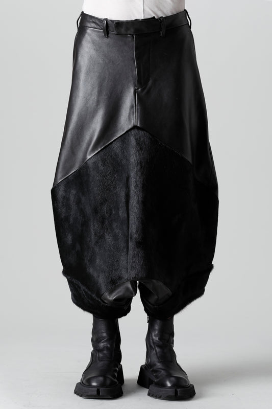 Lamb Skin / Cow Hair Sarouel pants