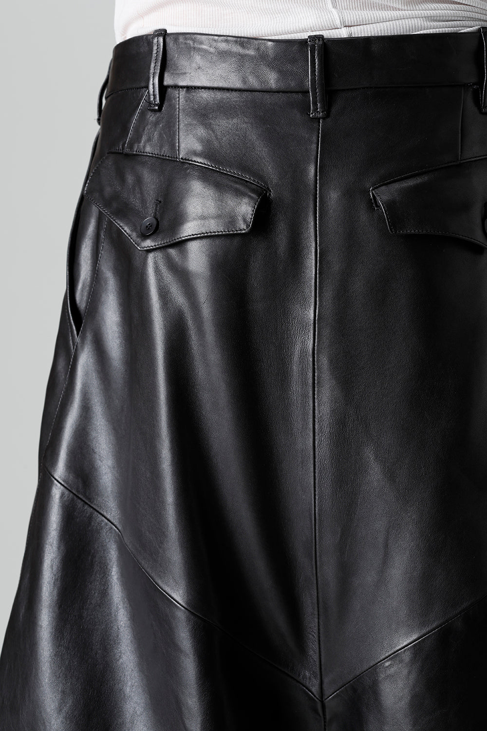 Lamb Skin / Cow Hair Sarouel pants