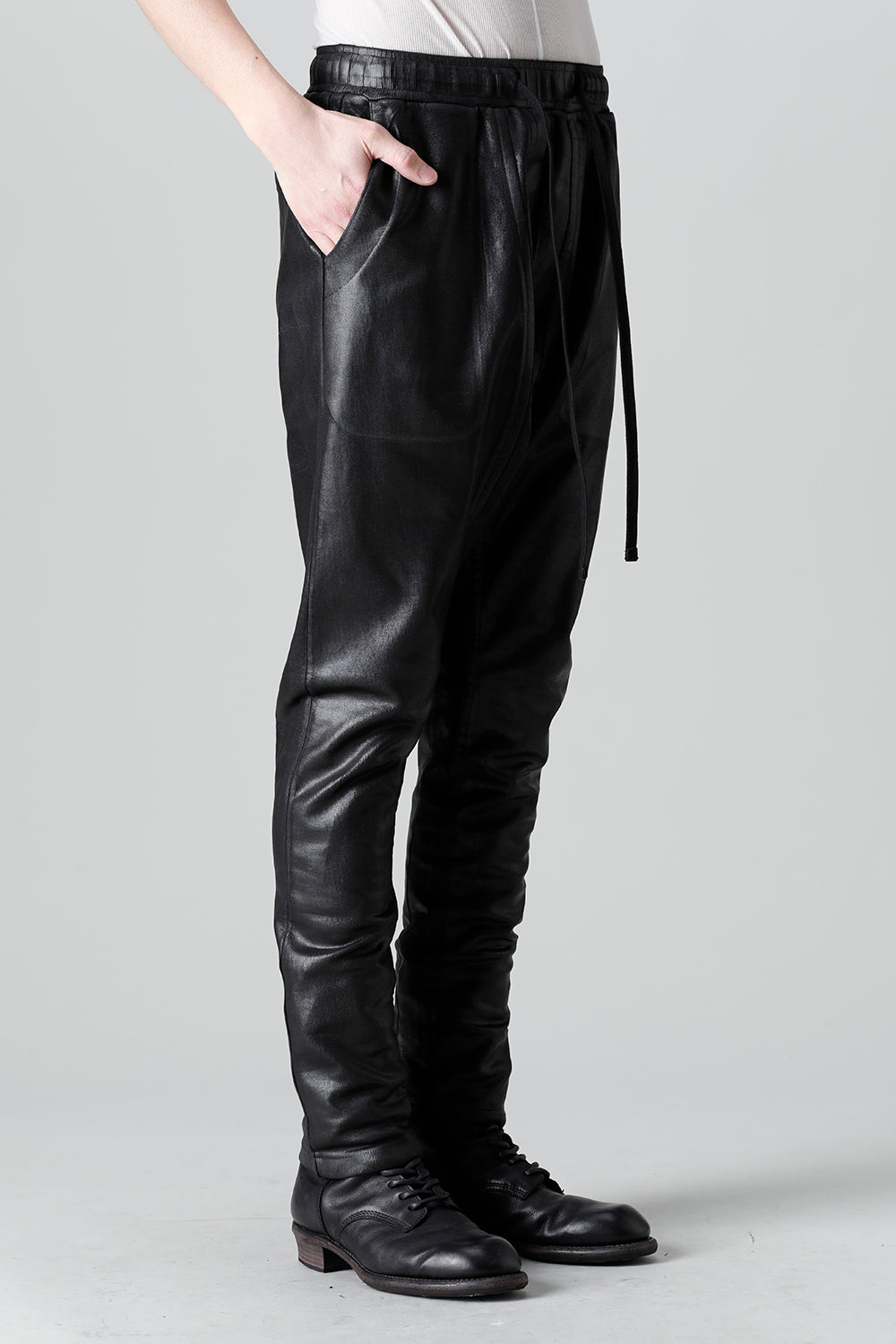 Coated Sweat Seamed Pants