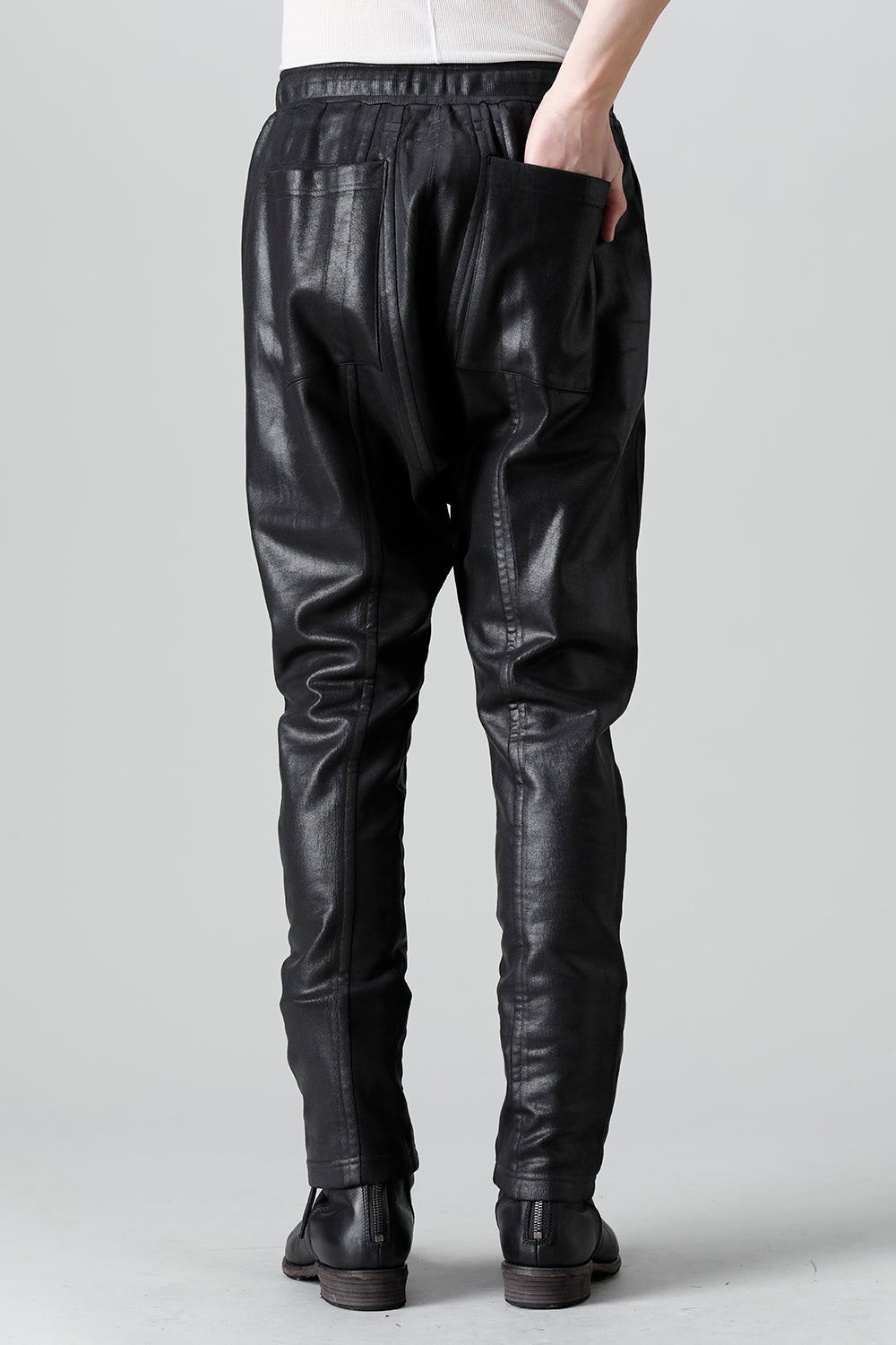 Coated Sweat Seamed Pants