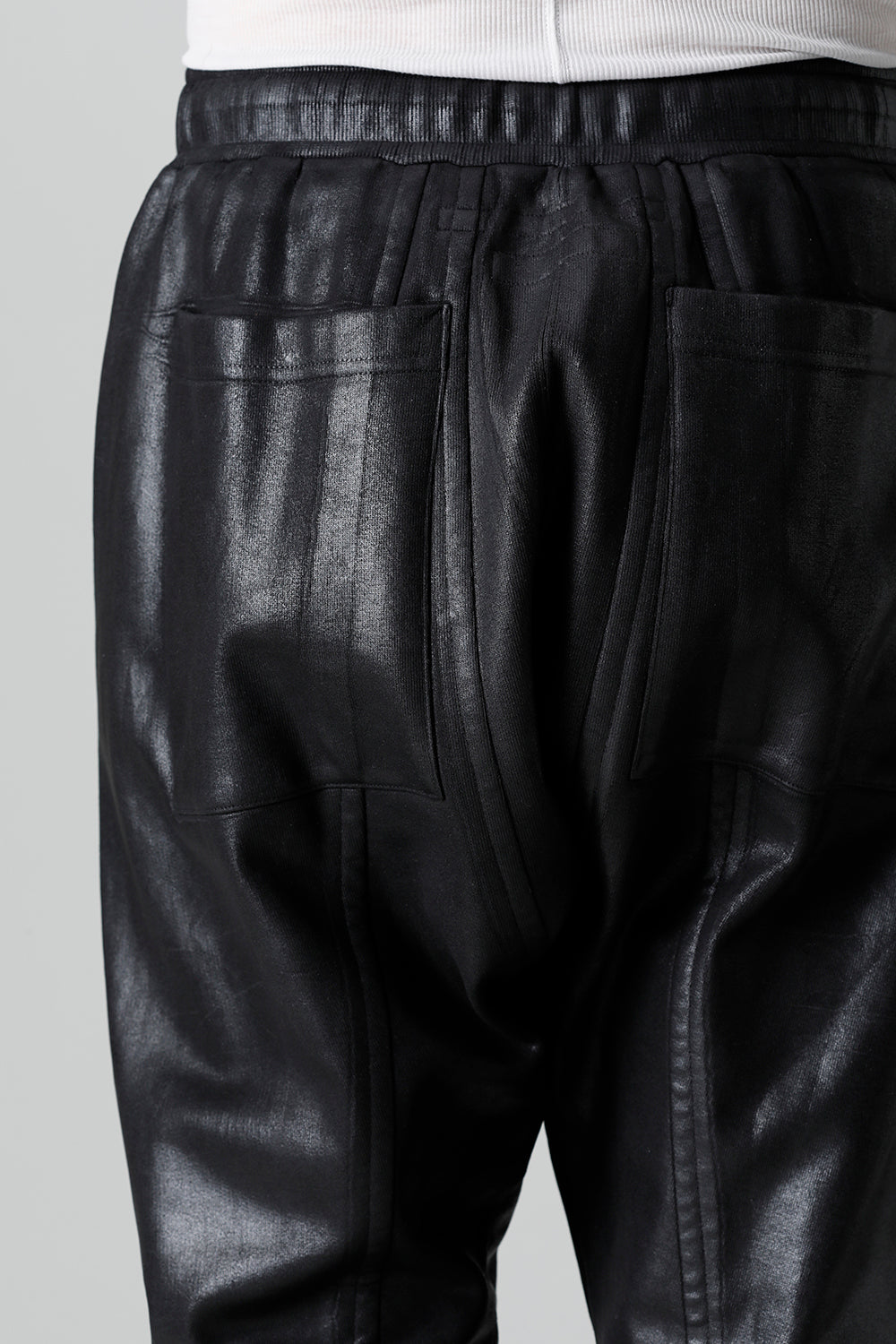 Coated Sweat Seamed Pants