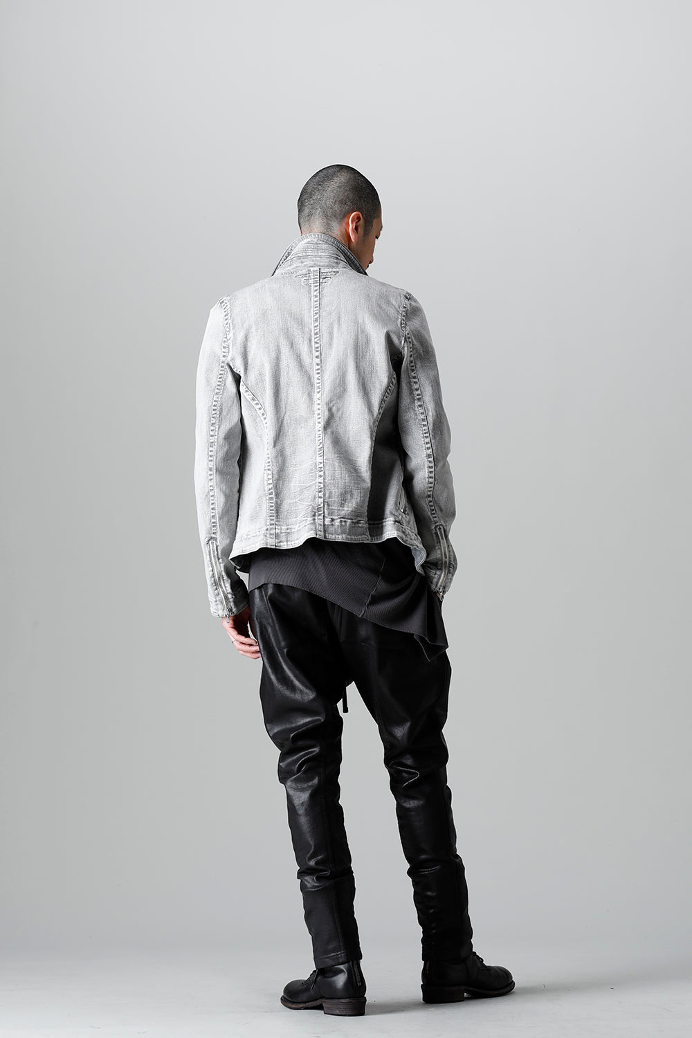 Coated Sweat Seamed Pants