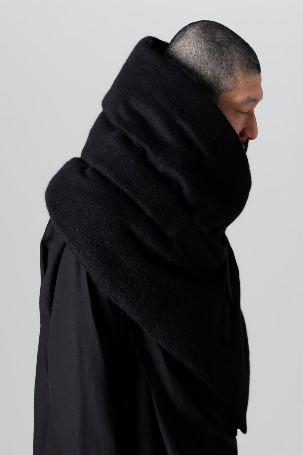 ダウンストール アンゴラ ウール カシミアビーバー