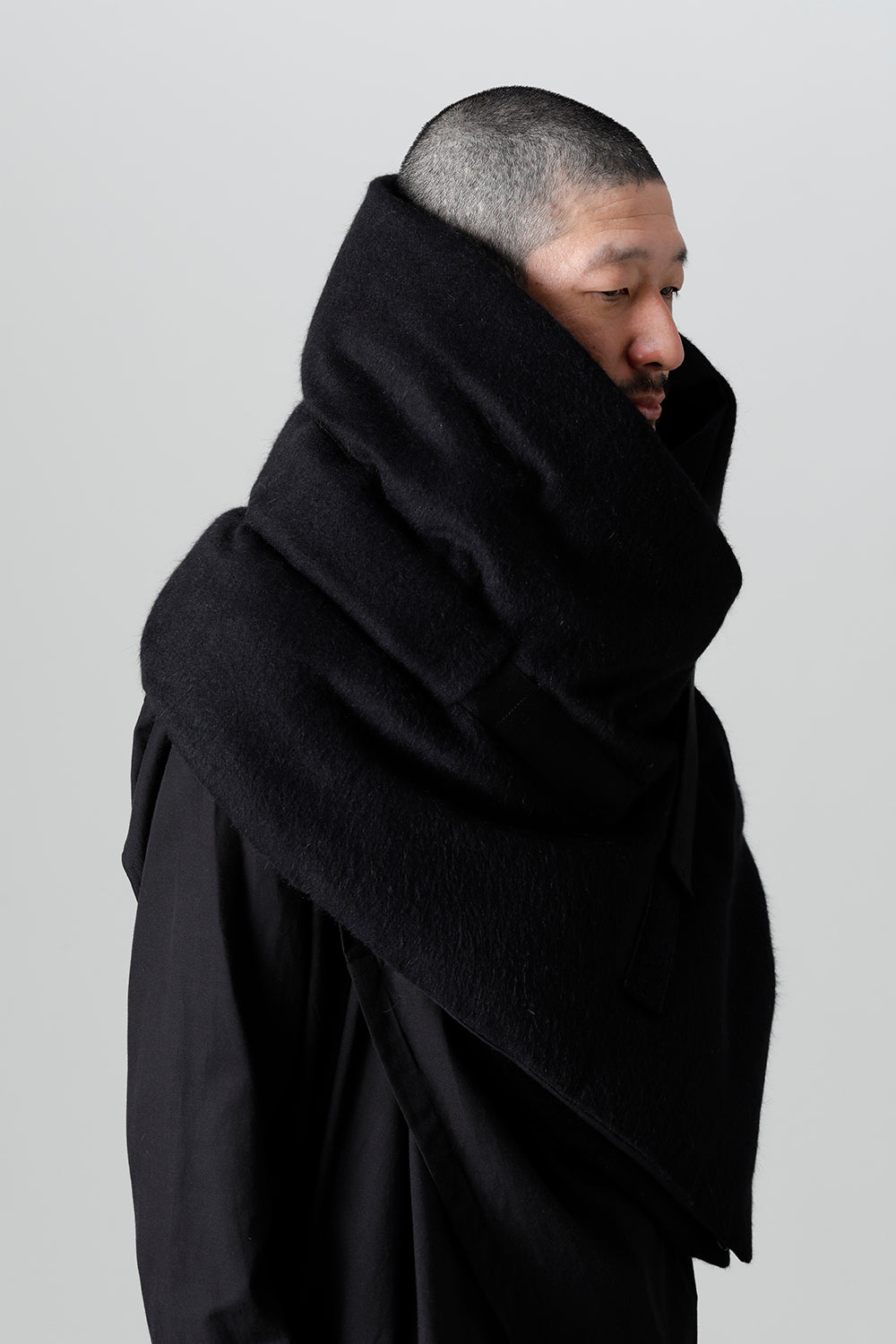 ダウンストール アンゴラ ウール カシミアビーバー