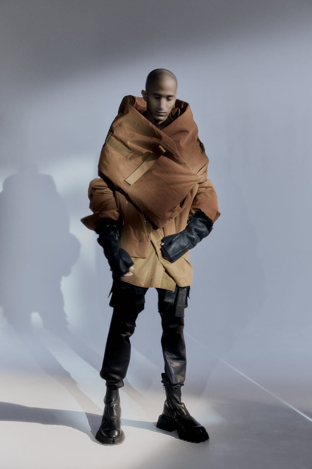 ダウンストール アンゴラ ウール カシミアビーバー