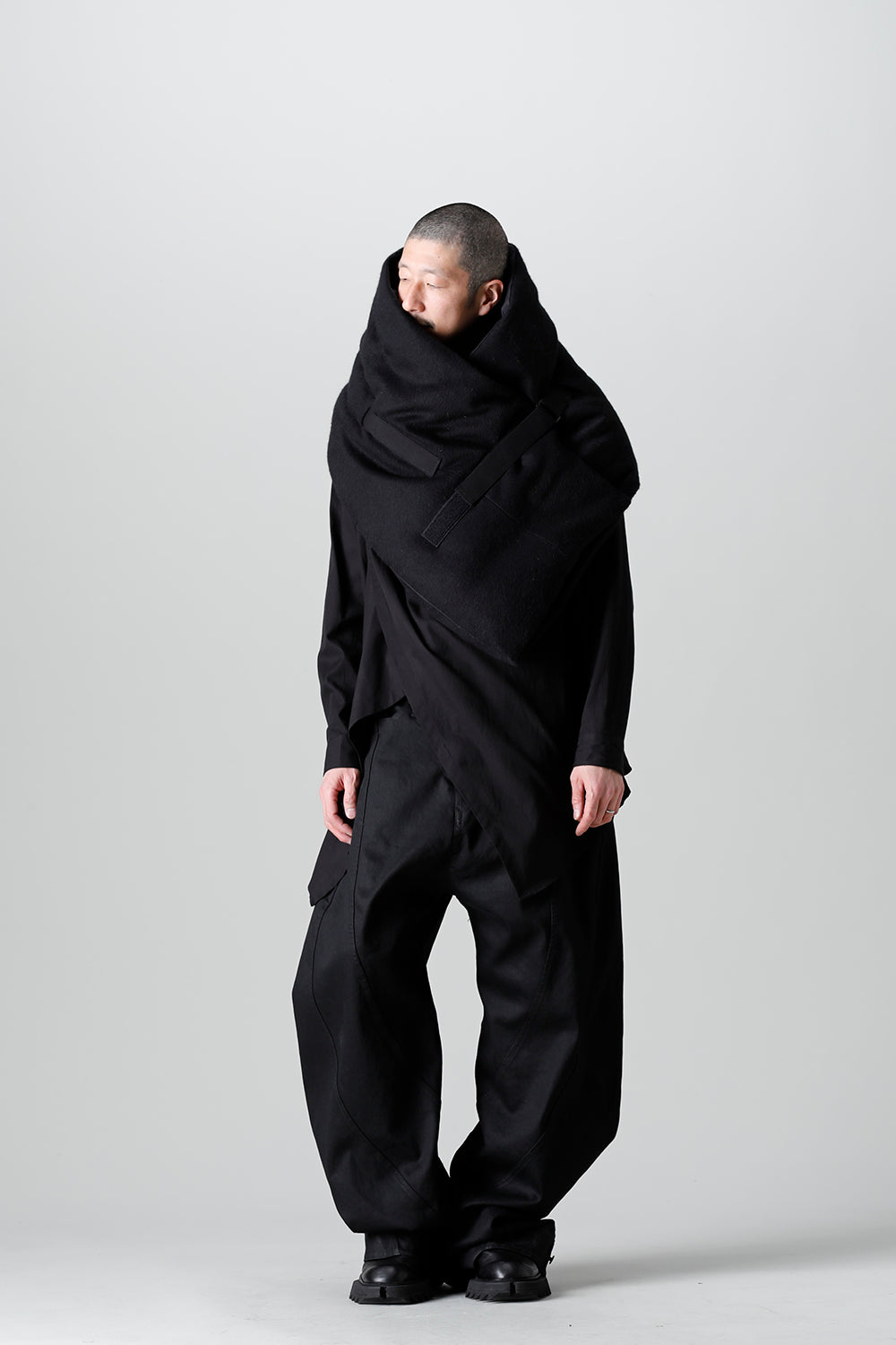 ダウンストール アンゴラ ウール カシミアビーバー