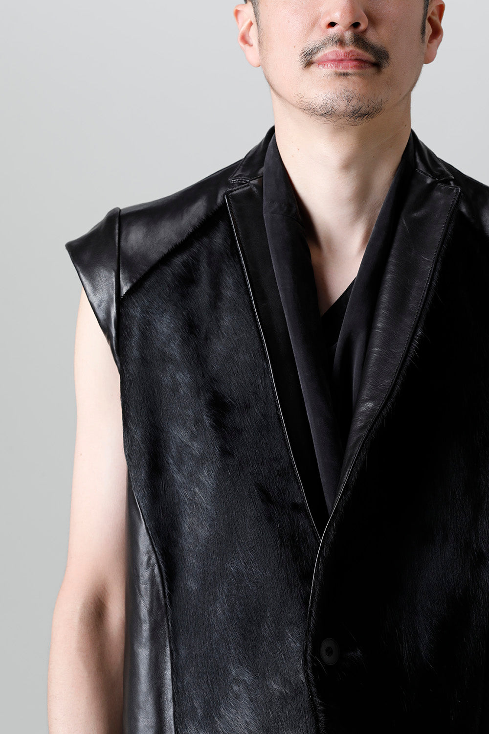 Lamb Skin / Cow Hair Vest