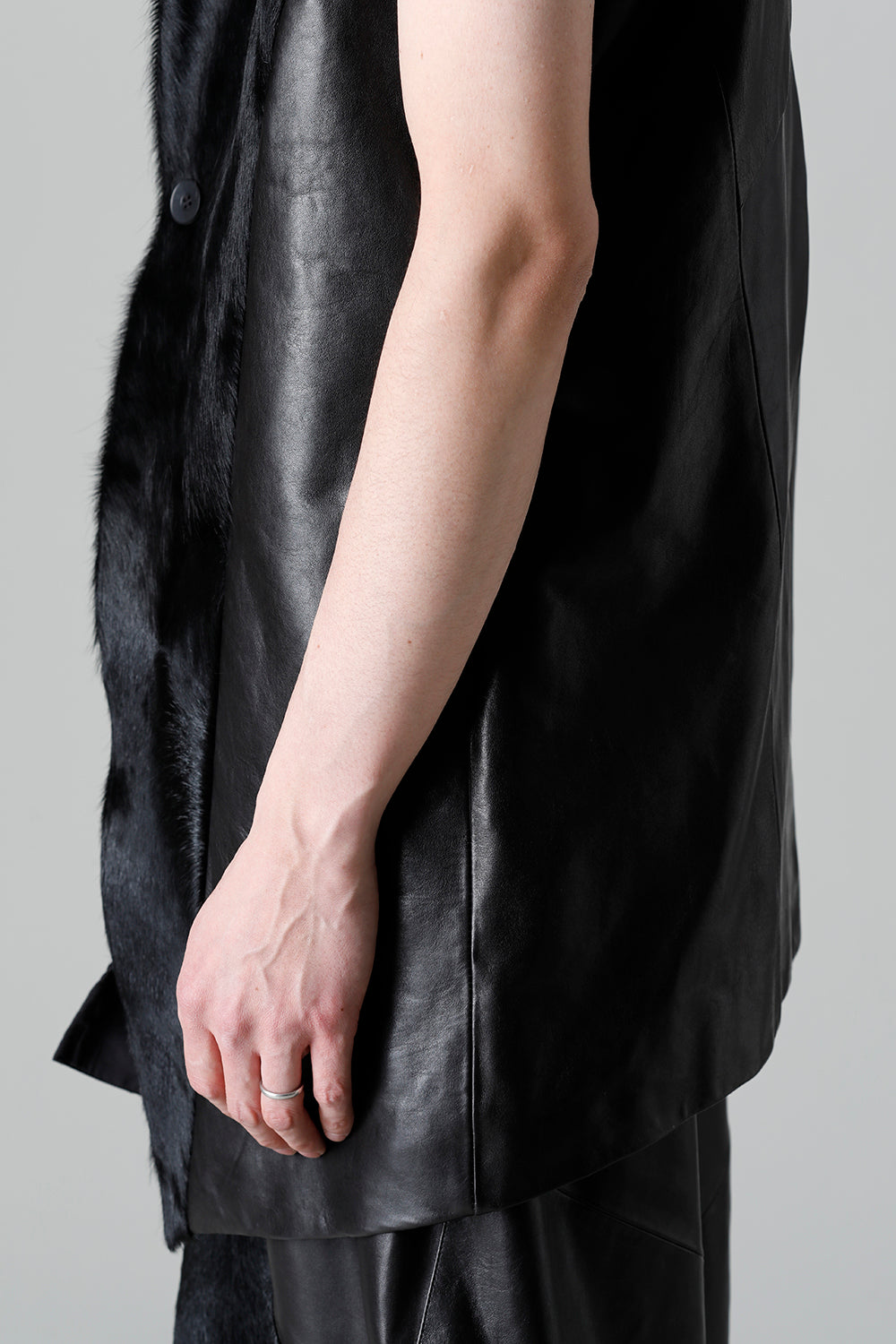 Lamb Skin / Cow Hair Vest