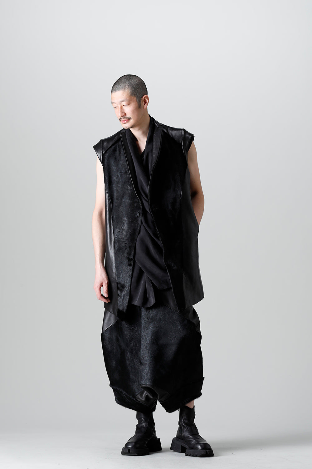 Lamb Skin / Cow Hair Vest