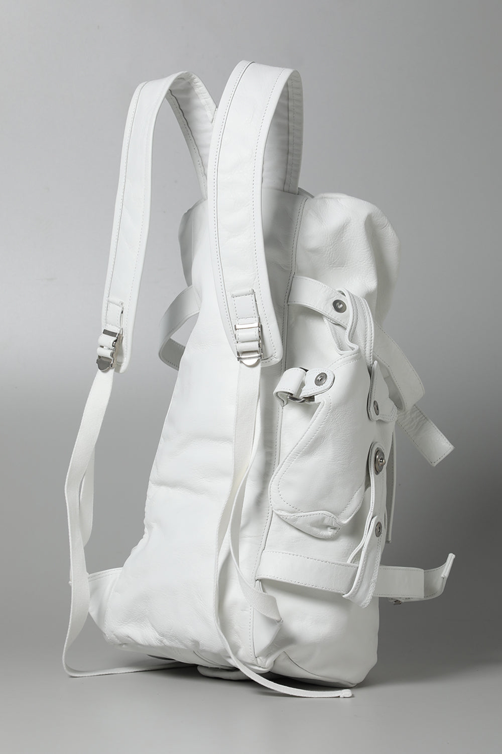 Cow Skin Back Pack White