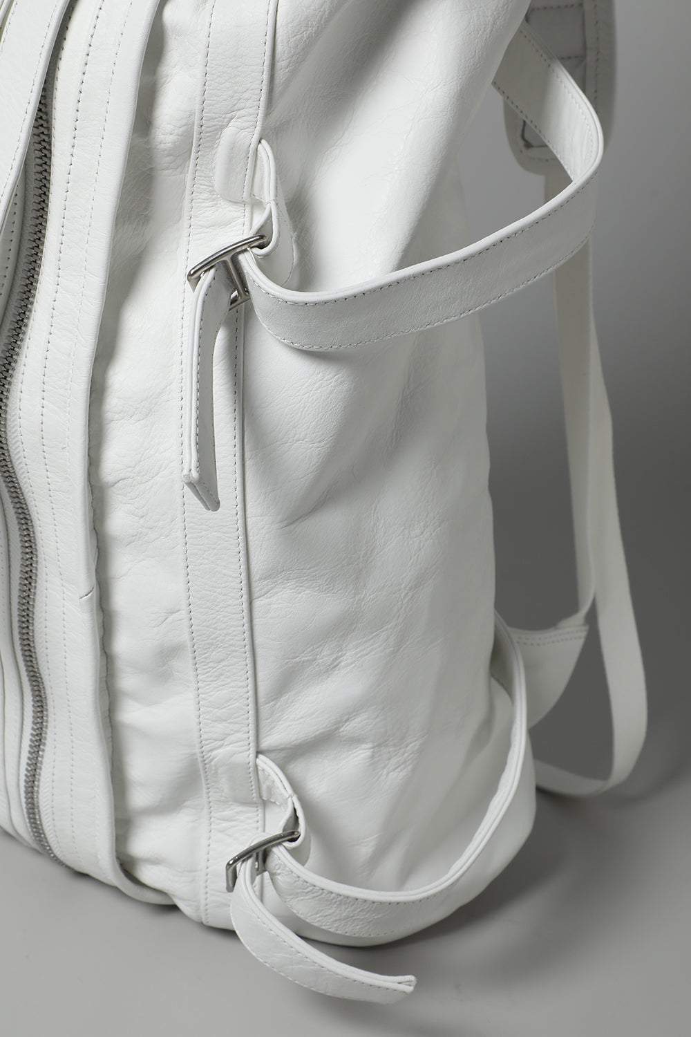 Cow Skin Back Pack White