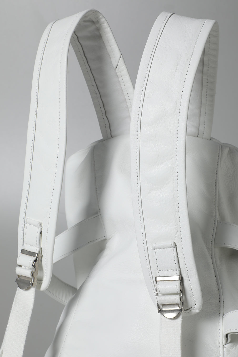 Cow Skin Back Pack White