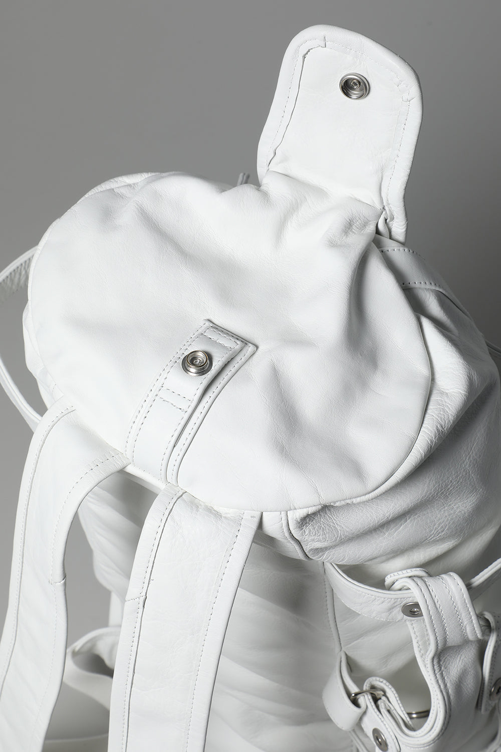 Cow Skin Back Pack White