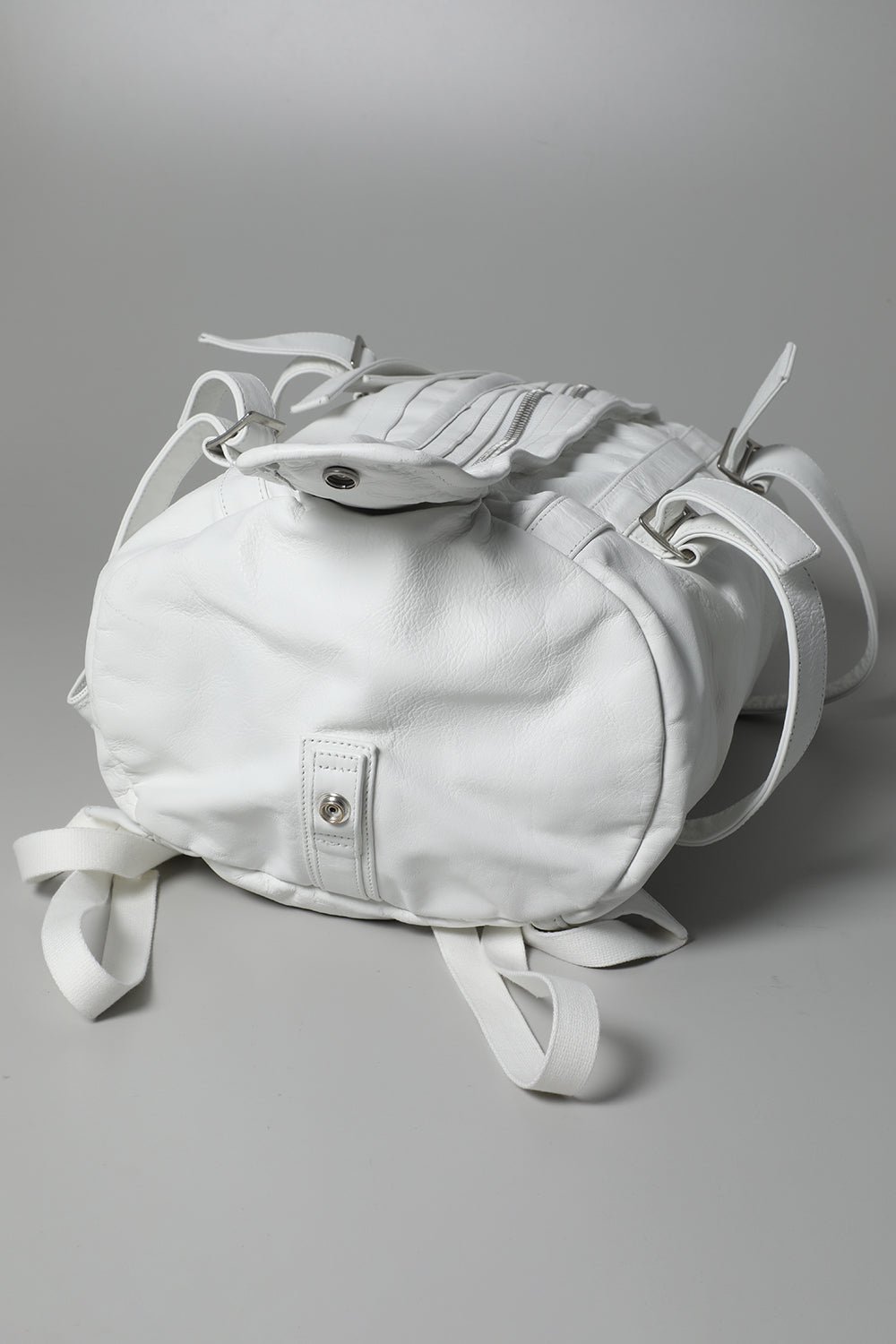 Cow Skin Back Pack White