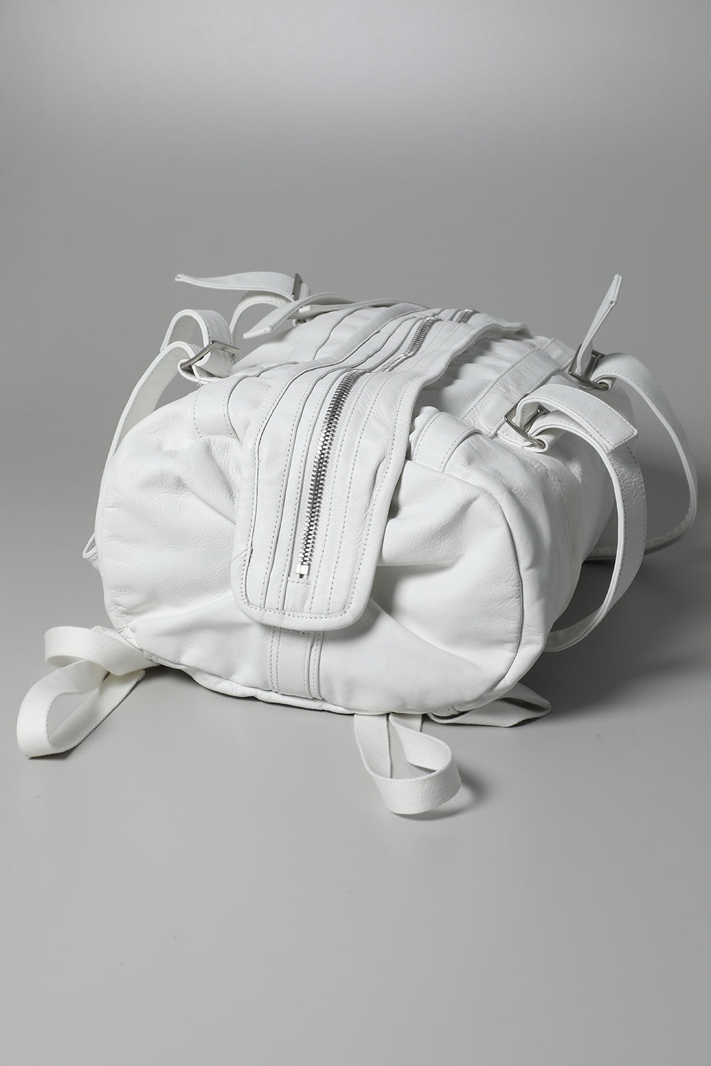 Cow Skin Back Pack White