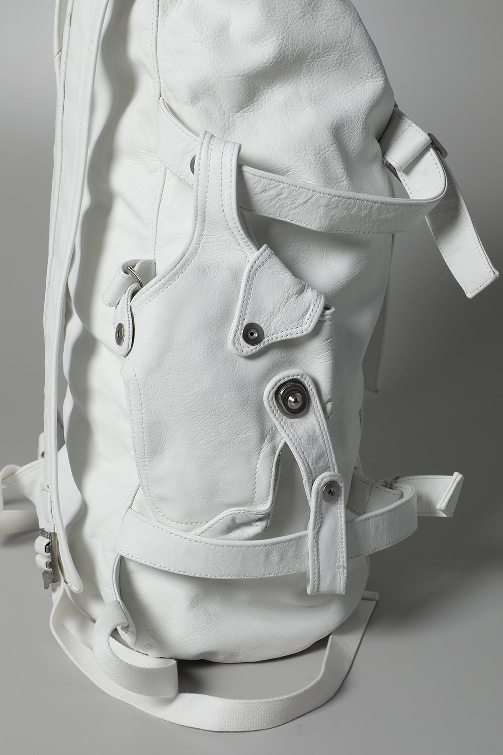 Cow Skin Back Pack White