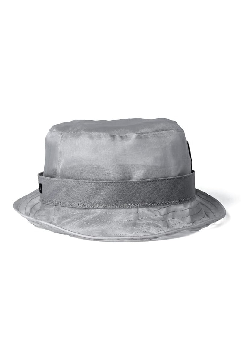 Silk Washed Organdie Bucket Hat  Plaster