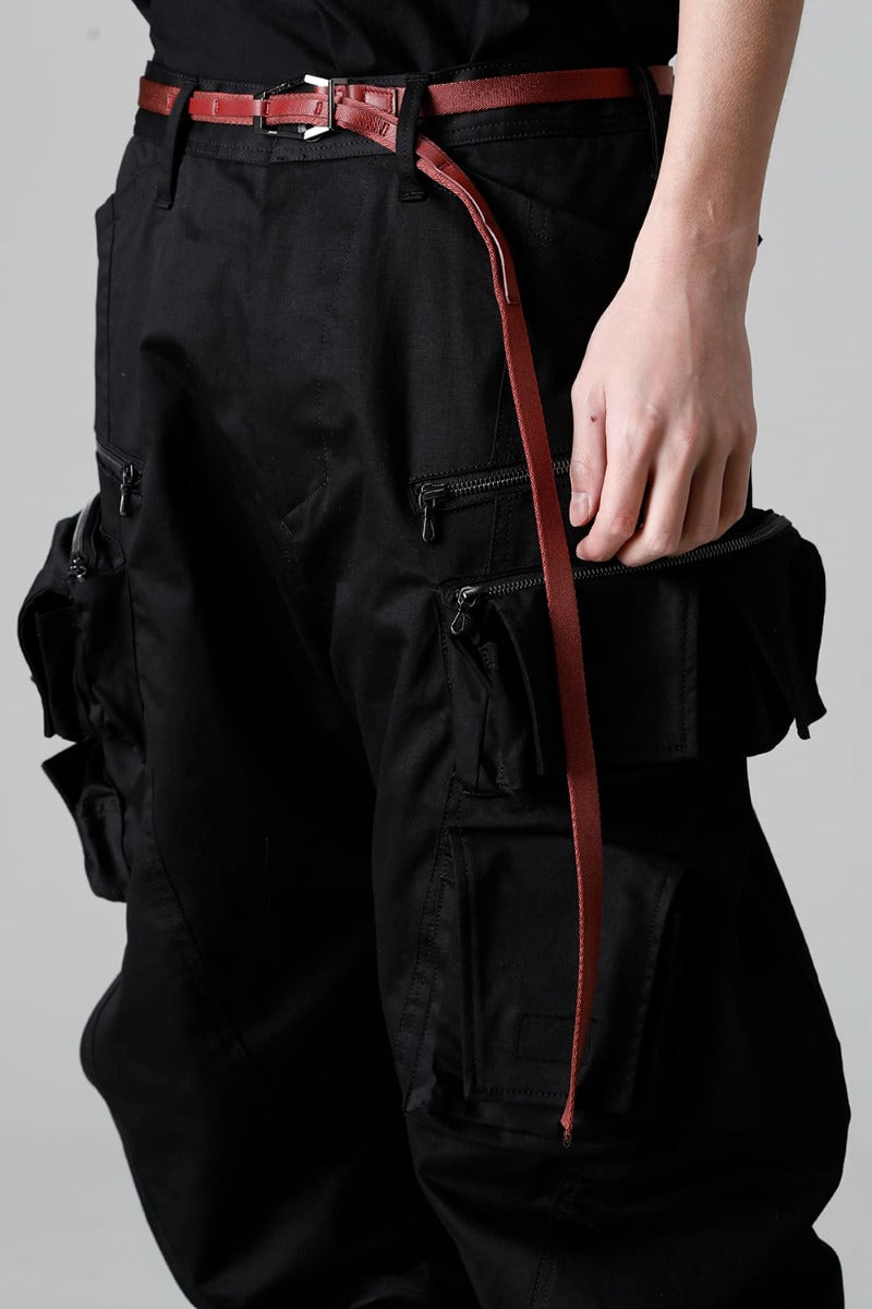 Nylon Tape Carabiner Belt Bordeaux