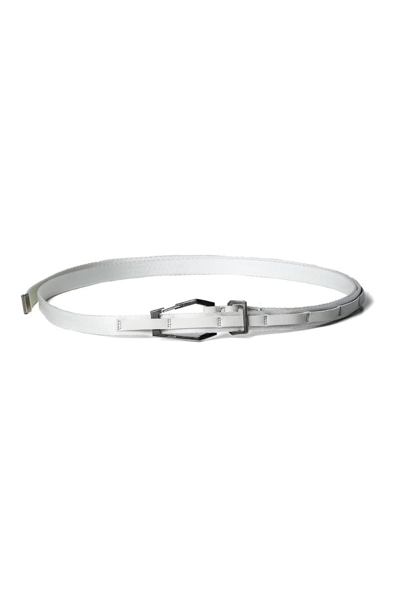 Nylon Tape Carabiner Belt Off White