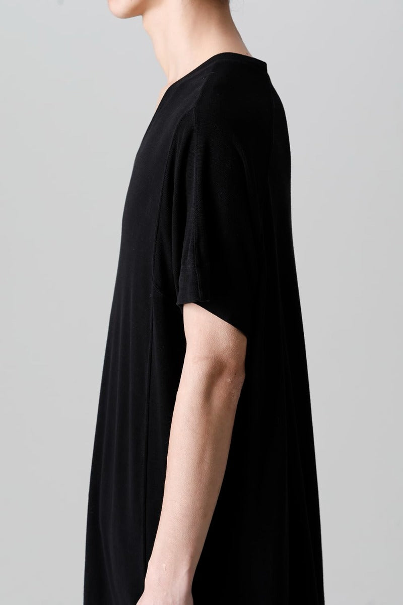 Cupro Ripple Layered T-shirt