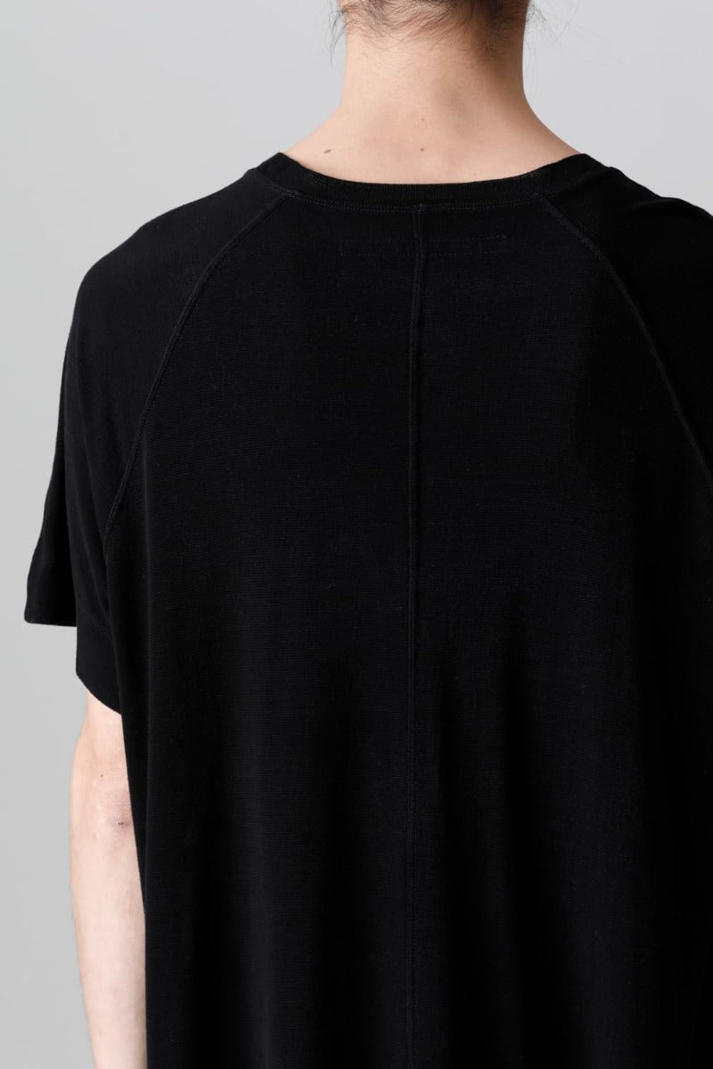 Cupro Ripple Layered T-shirt