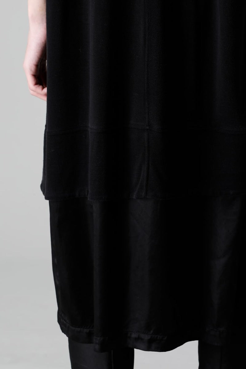 Cupro Ripple Layered T-shirt