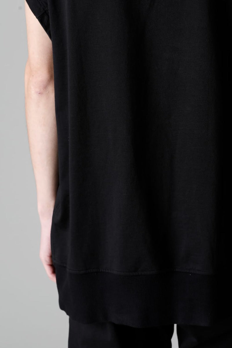 Cotton Sweat Sleeveless Hoodie