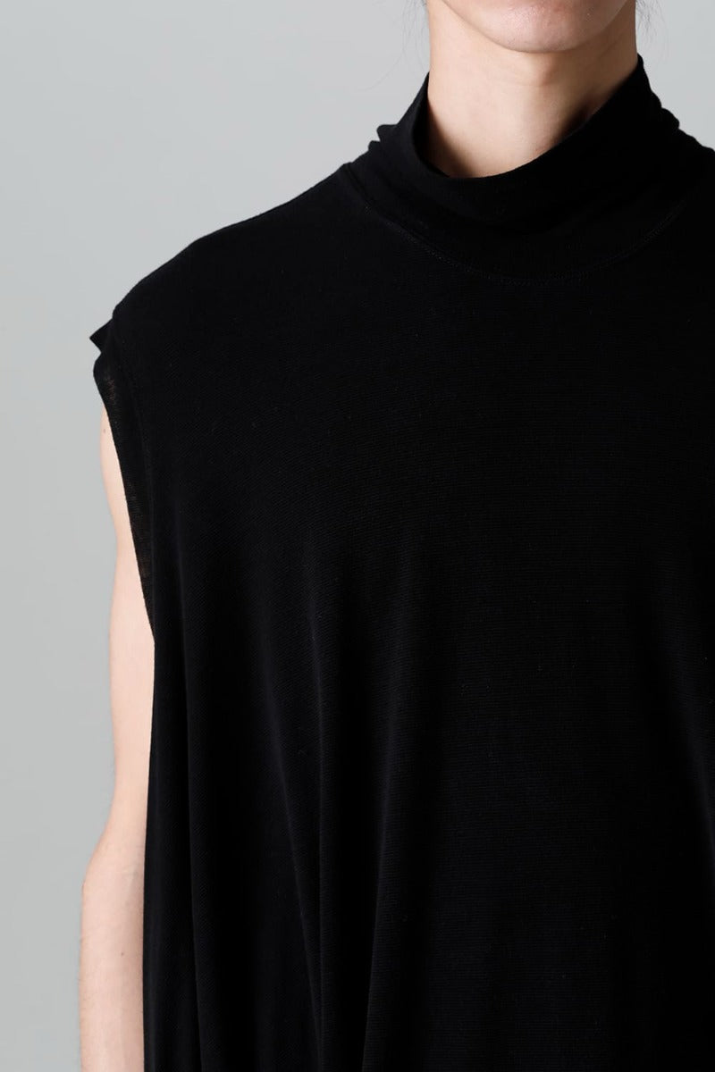 Cupro Ripple Sleeveless Shirt