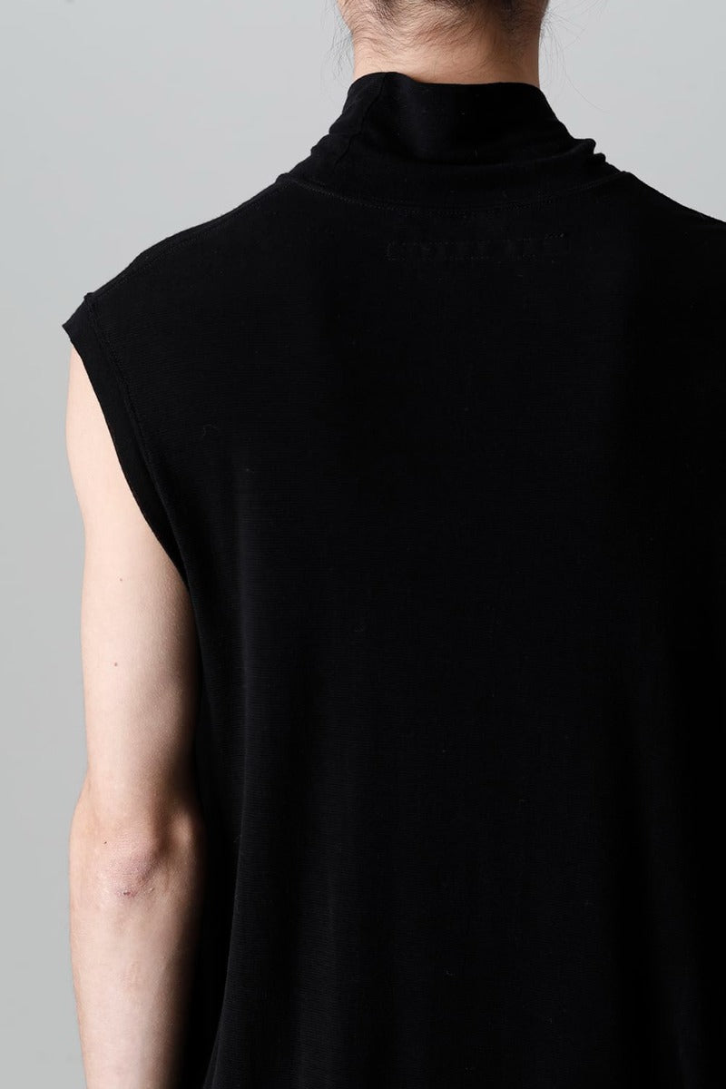 Cupro Ripple Sleeveless Shirt