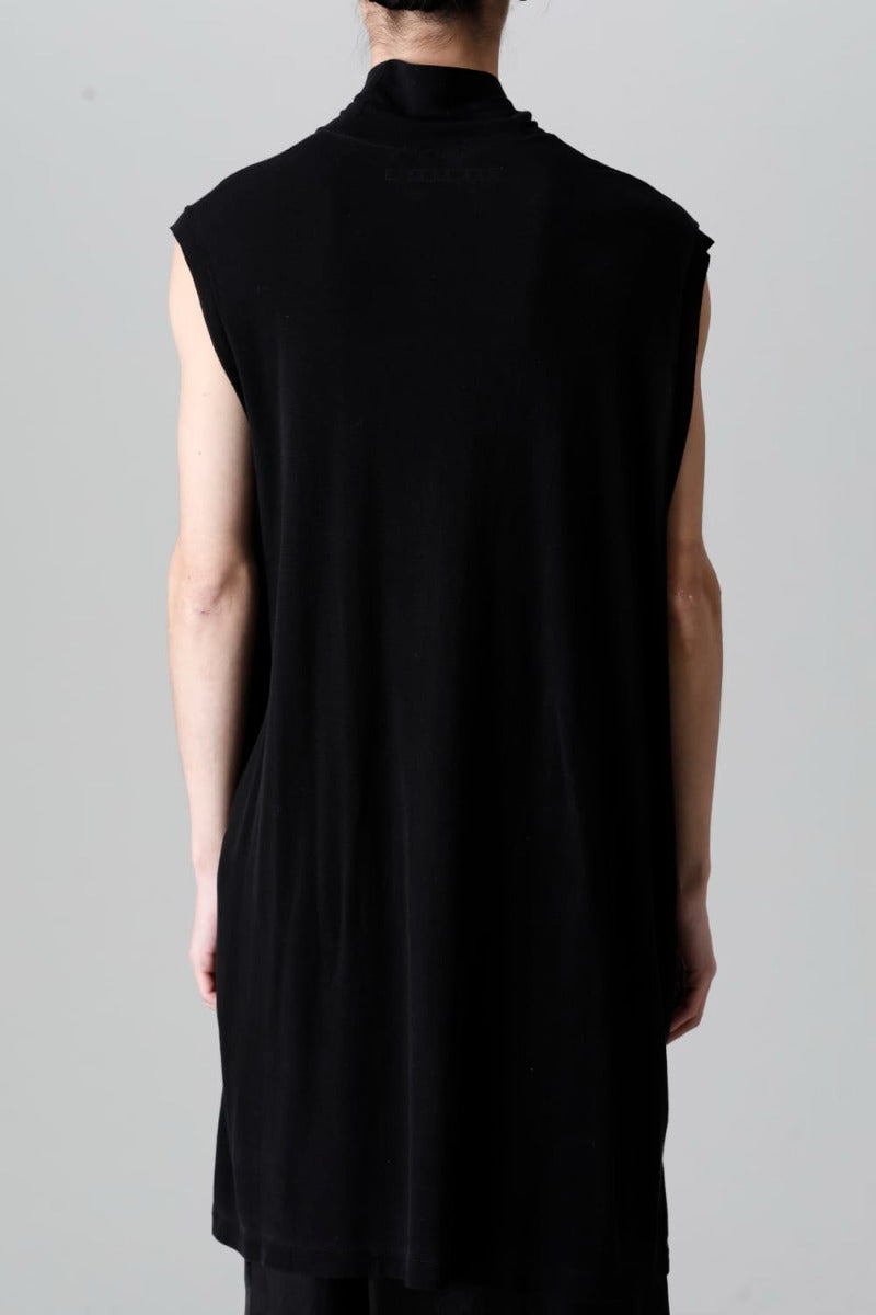 Cupro Ripple Sleeveless Shirt