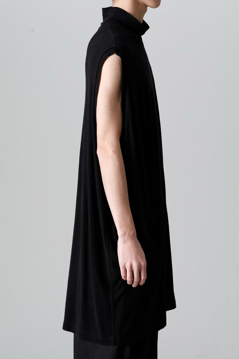 Cupro Ripple Sleeveless Shirt