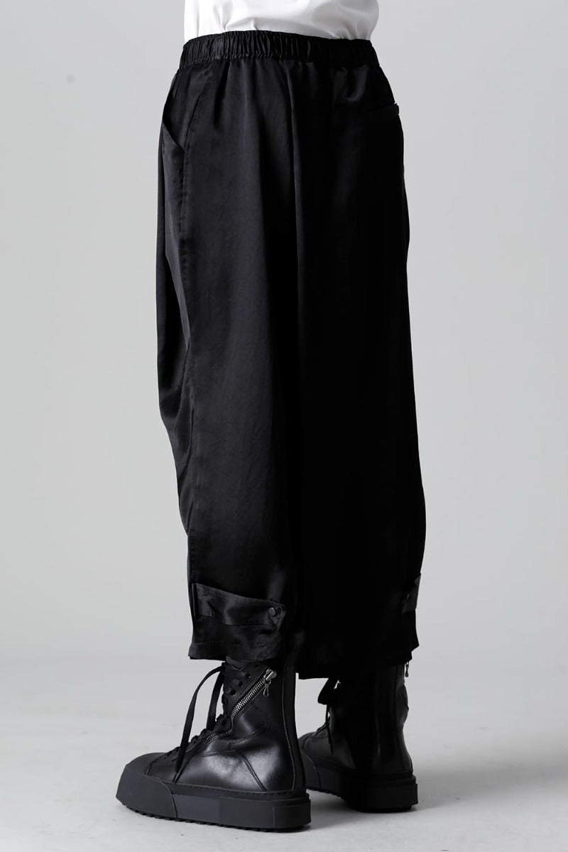 Acetate Vintage Satin Wrap Pants