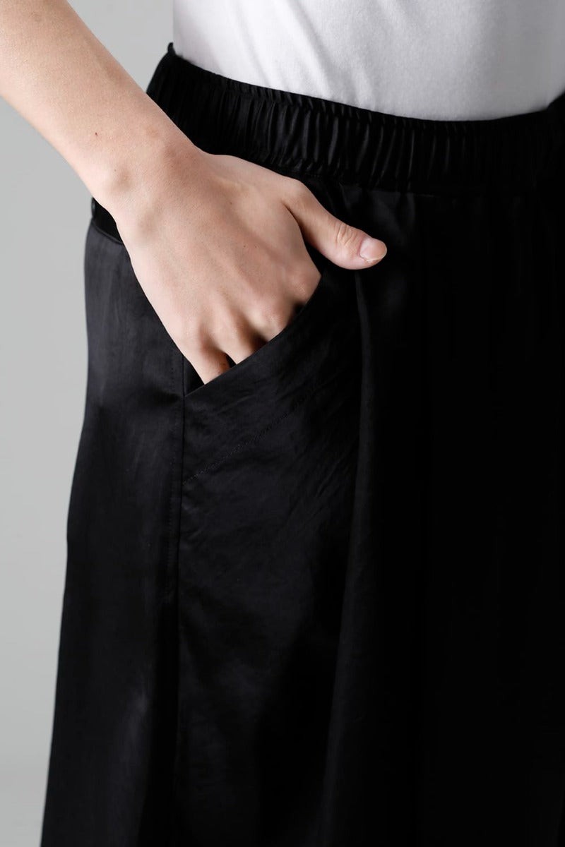 Acetate Vintage Satin Wrap Pants