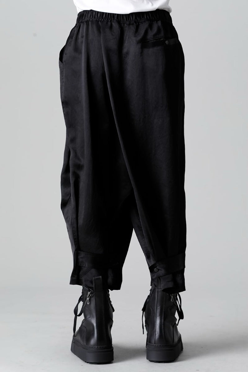 Acetate Vintage Satin Wrap Pants