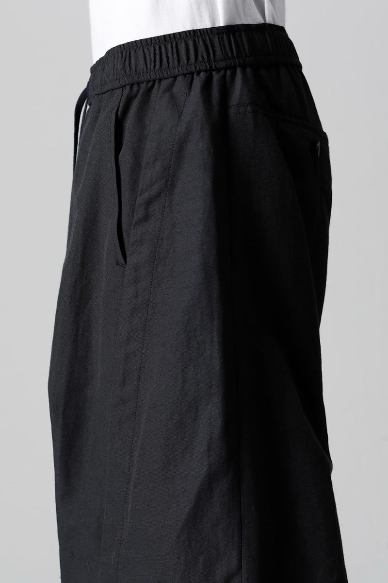 Nylon/Cotton Grosgrain Sarrouel Shorts