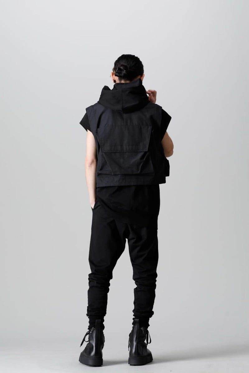Nylon/Cotton Grosgrain Cargo Vest
